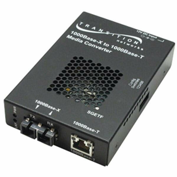 Boombox SGETF1013-110 Gigabit Ethernet Stand-Alone Media Converter BO3487695